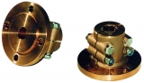 Klemmflansch aus Bronze mit Zentrierrand 20mm Welle Klemmflansch aus Bronze mit Zentrierrand 20mm Welle