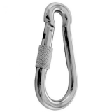Karabinerhaken Edelstahl 120 x 12mm, mit Verschraubung HS Sprenger Karabinerhaken Edelstahl 120 x 12mm, mit Verschraubung HS Sprenger