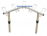 Angelrutenhalter aus Edelstahl AISI 316 Für 5 Angelruten Angelrutenhalter aus Edelstahl AISI 316 Für 5 Angelruten