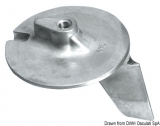 Finnanode für Yamaha 200/300 PS 100mm Magnesium Finnanode für Yamaha 200/300 PS 100mm Magnesium