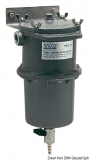 Zentrifugaler Vorfilter mit Wasser-Treibstoffabscheider Diesel oder Benzin 150 Mikron. Zentrifugaler Vorfilter mit Wasser-Treibstoffabscheider Diesel oder Benzin 150 Mikron.