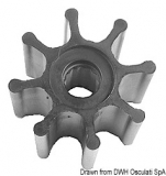 Impeller Innenborder für Volvo Penta Original-Artikelnummer 877061-2, 875593-2, 3841697-2 Impeller Innenborder für Volvo Penta Original-Artikelnummer 877061-2, 875593-2, 3841697-2