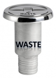 Einfüllstutzen Quick Lock Waste gerade 38mm gemäß ISO 8099, langer Anschluss Einfüllstutzen Quick Lock Waste gerade 38mm gemäß ISO 8099, langer Anschluss