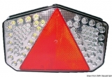 Hinterer LED-Scheinwerfer mit dreieckigem Rückstrahler Hecklicht links Hinterer LED-Scheinwerfer mit dreieckigem Rückstrahler Hecklicht links
