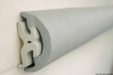 RADIAL Einlegeteil aus PVC in grau für 40mm