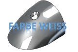 RADIAL Stoßkanten Profil Endstück in der Farbe weiss für 65mm Profil RADIAL Stoßkanten Profil Endstück in der Farbe weiss für 65mm Profil