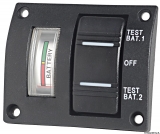 Testpaneel für 2 Batterien, wasserdicht Testpaneel für 2 Batterien, wasserdicht