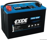 EXIDE Dual-AGM Multi-Purpose Batterie 100Ah Modell EP900 EXIDE Dual-AGM Multi-Purpose Batterie 100Ah Modell EP900