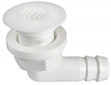 Extra kleiner Nylon-Decksabfluss Oberteil 45mm, Schlauchanschluss 19mm Extra kleiner Nylon-Decksabfluss Oberteil 45mm, Schlauchanschluss 19mm