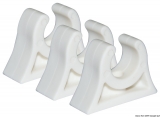 Clips für Rohre, Riemen, Ruderarme, Bootshaken usw. Farbe weiß 20mm Clips für Rohre, Riemen, Ruderarme, Bootshaken usw. Farbe weiß 20mm