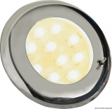 Einbau-Deckenleuchte Modell Nova 2 mit 9 LEDs, Außenmaterial ABS verchromt Einbau-Deckenleuchte Modell Nova 2 mit 9 LEDs, Außenmaterial ABS verchromt