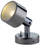 LED Strahler Laguna schwenkbare Leuchte mit rundem Sockel, Messing verchromt 3W LED Strahler Laguna schwenkbare Leuchte mit rundem Sockel, Messing verchromt 3W