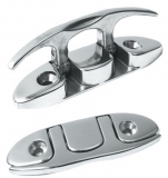 Klampe, abwendbar AISI316, hochglanzpoliert 143 mm Schrauben Klampe, abwendbar AISI316, hochglanzpoliert 143 mm Schrauben