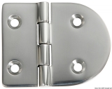 Scharnier verchromten hochglanzpolierten Inox Stahl 316 Typ A 180Grad AISI 316 83x65 mm Scharnier verchromten hochglanzpolierten Inox Stahl 316 Typ A 180Grad AISI 316 83x65 mm