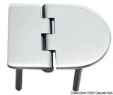 Scharnier verchromten hochglanzpolierten Inox Stahl 316 Typ B 95 Grad AISI 316 83x65 mm Scharnier verchromten hochglanzpolierten Inox Stahl 316 Typ B 95 Grad AISI 316 83x65 mm