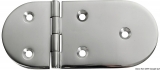 Scharnier verchromten hochglanzpolierten Inox Stahl 316 Typ A 180Grad AISI 316 145x65 mm Scharnier verchromten hochglanzpolierten Inox Stahl 316 Typ A 180Grad AISI 316 145x65 mm