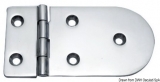 Scharnier verchromten hochglanzpolierten Inox Stahl 316 Typ A 180Grad AISI 316 128x65 mm Scharnier verchromten hochglanzpolierten Inox Stahl 316 Typ A 180Grad AISI 316 128x65 mm