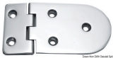 Scharnier verchromten hochglanzpolierten Inox Stahl 316 Typ B 95 Grad AISI 316 128x65 mm Scharnier verchromten hochglanzpolierten Inox Stahl 316 Typ B 95 Grad AISI 316 128x65 mm