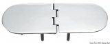Scharnier verchromten hochglanzpolierten Inox Stahl 316 Typ C 95 Grad AISI 316 190x65 mm Scharnier verchromten hochglanzpolierten Inox Stahl 316 Typ C 95 Grad AISI 316 190x65 mm