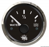 Wasserstandsanzeige 10 bis 180 Ohm Anzeige schwarz Blende poliert Wasserstandsanzeige 10 bis 180 Ohm Anzeige schwarz Blende poliert