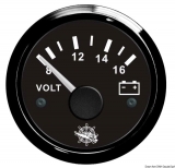 Voltmeter 8 bis 16 V Anzeige Anzeige schwarz Blende schwarz Voltmeter 8 bis 16 V Anzeige Anzeige schwarz Blende schwarz