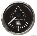 Anzeigeinstrument Ruderausschlag Anzeige schwarz Blende poliert Anzeigeinstrument Ruderausschlag Anzeige schwarz Blende poliert