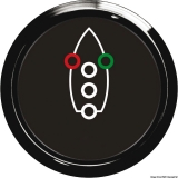Navigationslicht-Kontrolle Anzeige schwarz Blende schwarz Navigationslicht-Kontrolle Anzeige schwarz Blende schwarz