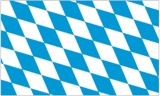 Flagge Bayern 300x450mm ohne Wappen Flagge Bayern 300x450mm ohne Wappen