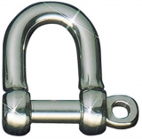 Schäkel gerade - Edelstahl rostfrei 40 x 20 mm Schäkel gerade - Edelstahl rostfrei 40 x 20 mm