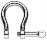 Schäkel geschweift unverlierbarem Bolzen - Edelstahl rostfrei 42 x 20 mm Schäkel geschweift unverlierbarem Bolzen - Edelstahl rostfrei 42 x 20 mm