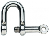 Schäkel gerade unverlierbarem Bolzen - Edelstahl rostfrei 47 x 24 mm Schäkel gerade unverlierbarem Bolzen - Edelstahl rostfrei 47 x 24 mm
