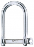 WICHARD Schlüsselschäkel ohne Steg extra Breit - Edelstahl rostfrei, 42 x 25,5 mm WICHARD Schlüsselschäkel ohne Steg extra Breit - Edelstahl rostfrei, 42 x 25,5 mm