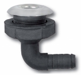 Kunststoff- Borddurchlass 52mm Schlauchtülle Kunststoff- Borddurchlass 52mm Schlauchtülle