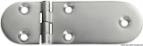 Scharnier verchromten hochglanzpolierten Inox Stahl 316 Typ A 180Grad AISI 316 126x40 mm Scharnier verchromten hochglanzpolierten Inox Stahl 316 Typ A 180Grad AISI 316 126x40 mm
