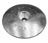 Ruderblatt und Trimm Anode schwere Ausführung Durchmesser 125mm Zink Ruderblatt und Trimm Anode schwere Ausführung Durchmesser 125mm Zink