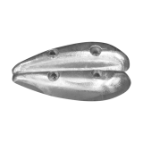 Plattenanode oval 112x66x19 Zink Plattenanode oval 112x66x19 Zink