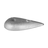 Plattenanode Tropfenform 85X46X14 Zink Plattenanode Tropfenform 85X46X14 Zink
