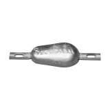 Anoden für Bolzenmontage tear drop bolt on 200mm 2,1kg Zink Anoden für Bolzenmontage tear drop bolt on 200mm 2,1kg Zink