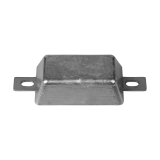 Anoden für Bolzenmontage Anode 1kg with slotted holes 1kg Zink Anoden für Bolzenmontage Anode 1kg with slotted holes 1kg Zink