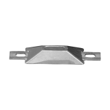 Anoden für Bolzenmontage Scandinavian type bolt on Anode 0,30kg Aluminium Anoden für Bolzenmontage Scandinavian type bolt on Anode 0,30kg Aluminium