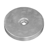 Rumpf und Heckanoden TRANSOM Large discs for hull Aluminium 2,7kg Rumpf und Heckanoden TRANSOM Large discs for hull Aluminium 2,7kg