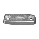 Anoden anschraubbar Plattenanoden Bolt on Anode for Hull 282x110x35 Zink Anoden anschraubbar Plattenanoden Bolt on Anode for Hull 282x110x35 Zink