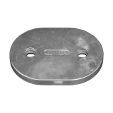 Anoden anschraubbar Plattenanoden Oval plate without insert 10kg Zink Anoden anschraubbar Plattenanoden Oval plate without insert 10kg Zink
