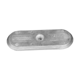 Anoden anschraubbar Plattenanoden USA plate 216X80X12,6 WITH 1 HOLE Zink Anoden anschraubbar Plattenanoden USA plate 216X80X12,6 WITH 1 HOLE Zink