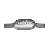 Anschweiß Anode ovaler Typ mit Lasche Series fino Tecnoseal Magnesium 0,45 Kg Anschweiß Anode ovaler Typ mit Lasche Series fino Tecnoseal Magnesium 0,45 Kg