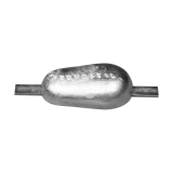 Anschweiß Anode teardrop type Series 00350 mit Lasche Tecnoseal Zink 3,00 Kg Anschweiß Anode teardrop type Series 00350 mit Lasche Tecnoseal Zink 3,00 Kg