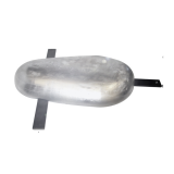 Anschweiß Anode mit 2 Bändern straps Tecnoseal Aluminium 11 Kg Anschweiß Anode mit 2 Bändern straps Tecnoseal Aluminium 11 Kg