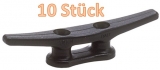 10 x Kunststoffklampen schwarz Lochabstand 21mm 10 x Kunststoffklampen schwarz Lochabstand 21mm