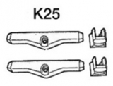 K25 Ultraflex Adapterkit für Züge  Für B47 für Zügen C2/C7/C8/C0