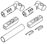 K56 Adapterkit für Züge Für Züge C2/C8/C0 auf Mercury Ultraflex K56 Adapterkit für Züge Für Züge C2/C8/C0 auf Mercury Ultraflex